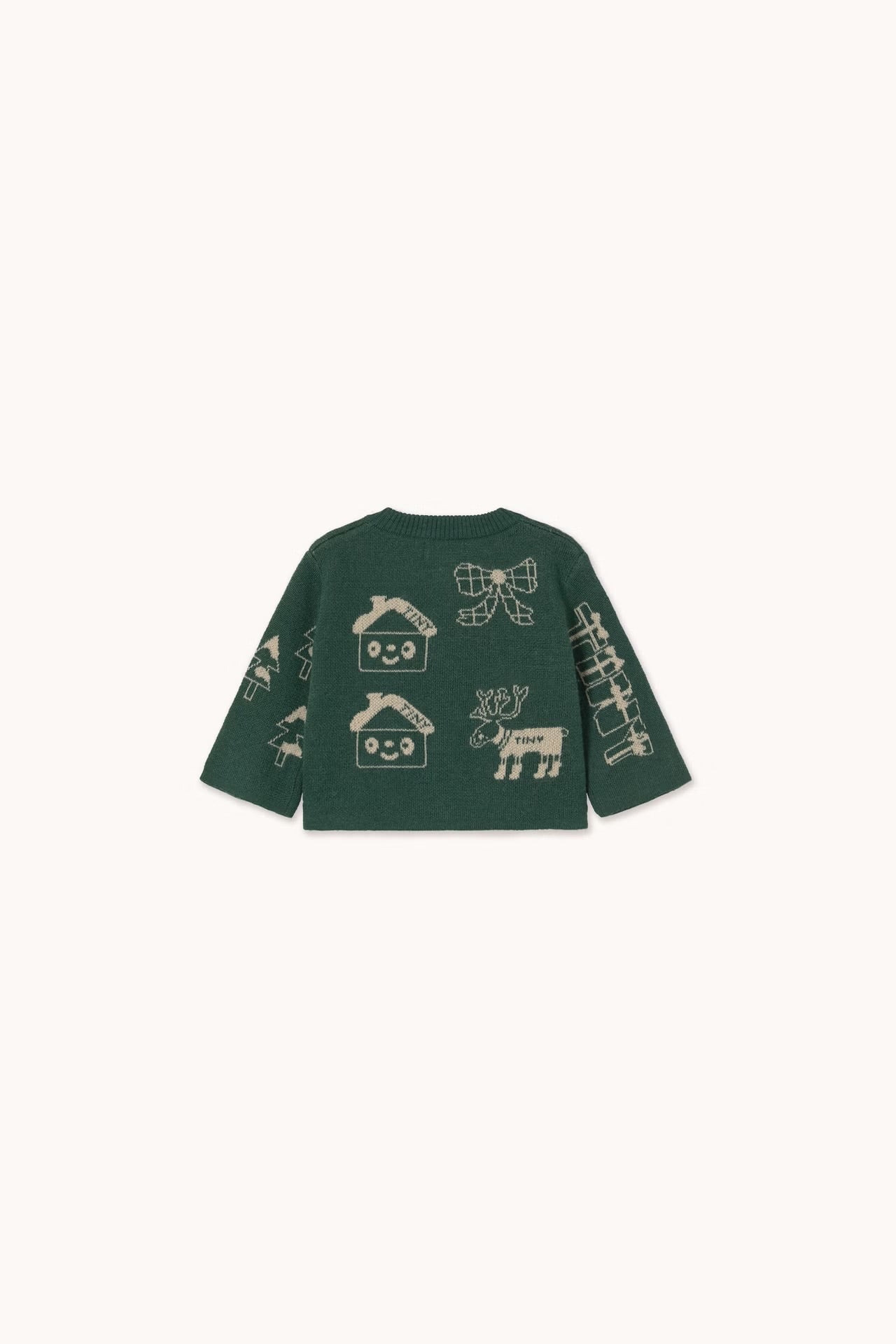 Xmas Tiny Town Baby Cardigan