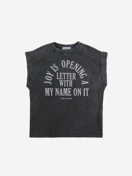 Joy Is Sleeveless T-Shirt