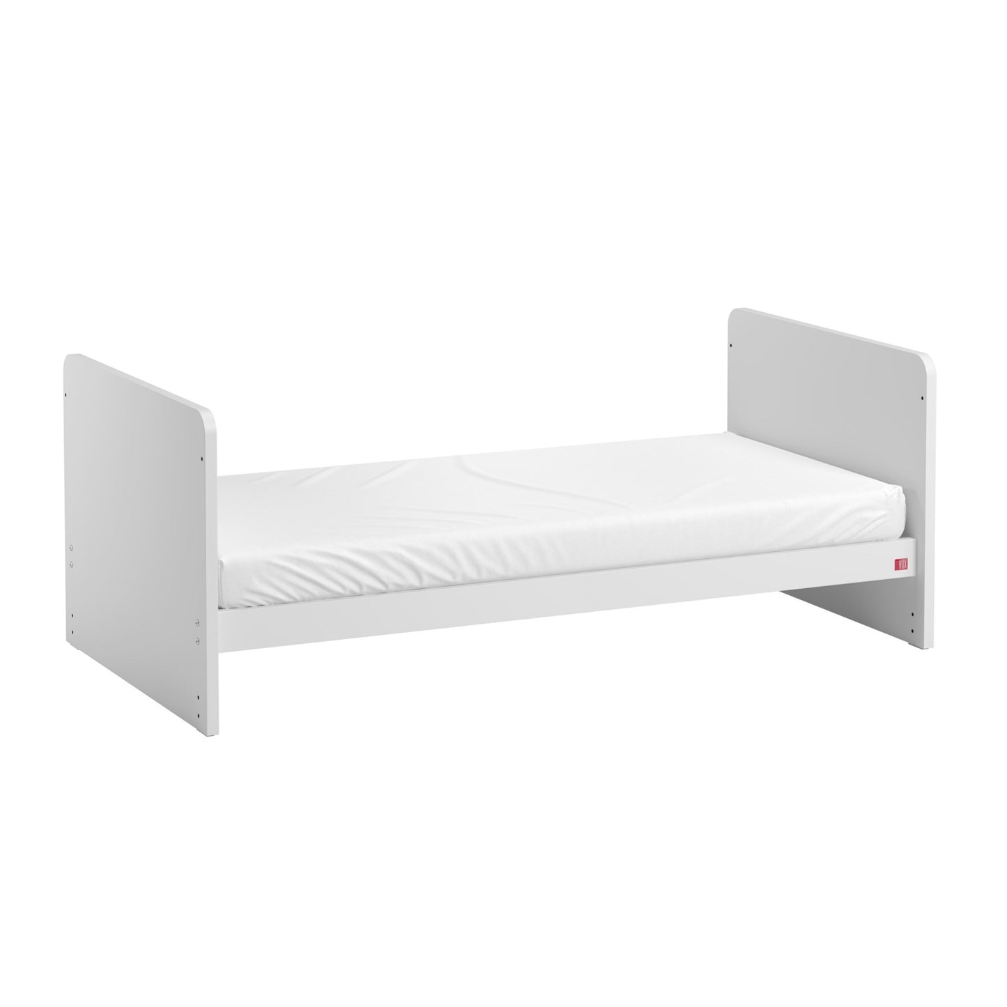 Leaf Cot Bed 70x140cm - White/Oak