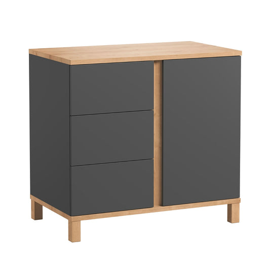 Altitude Dresser & Changer - Graphite/Oak