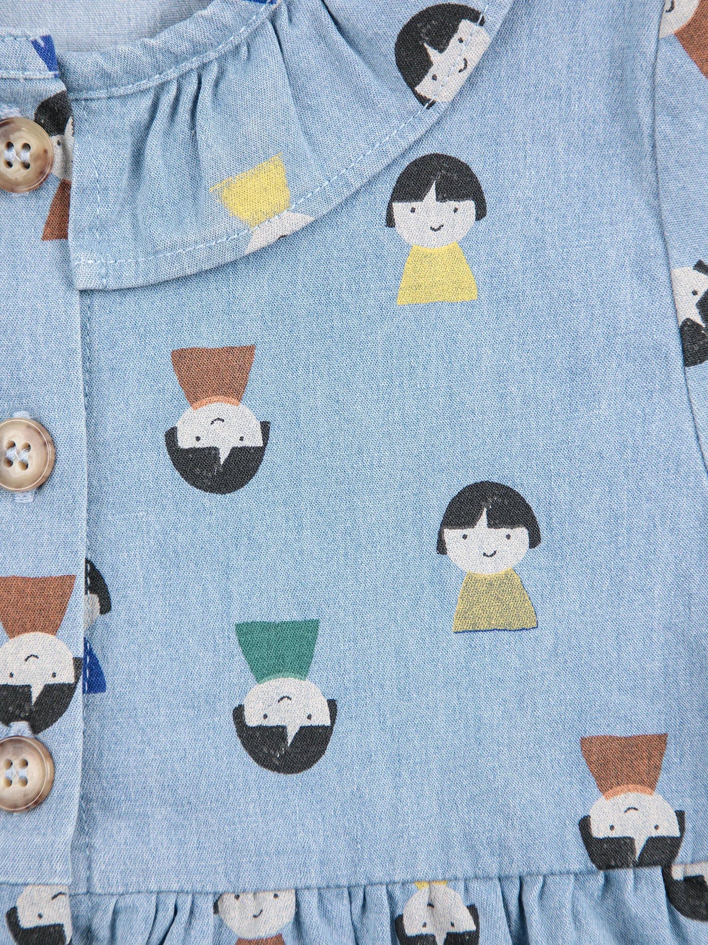 Game Pawns Baby Denim Dress