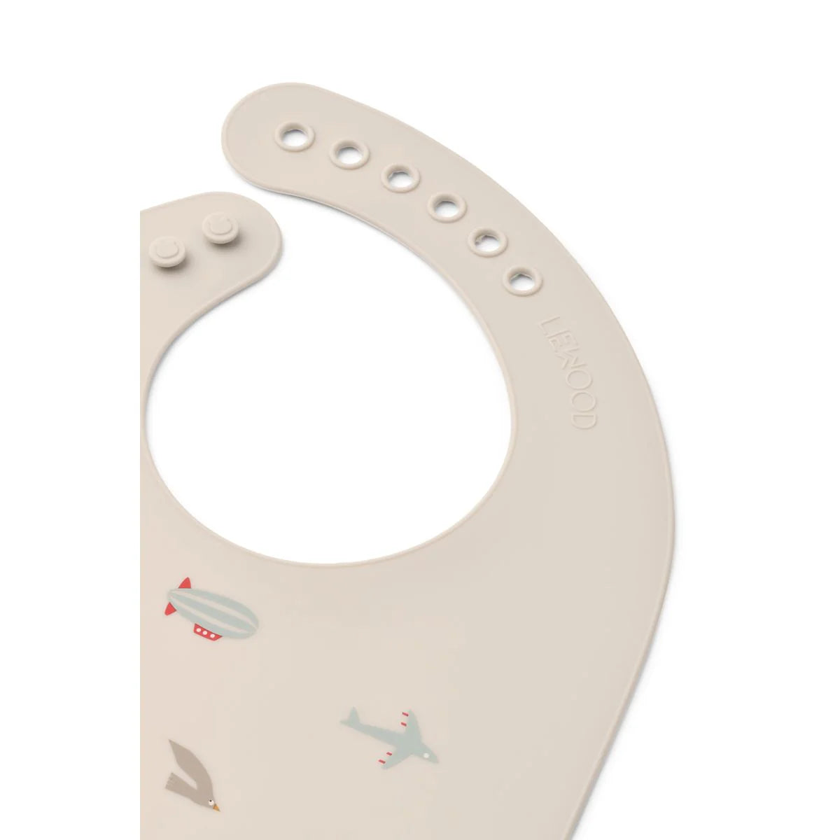 Tilda Printed Bib 2-Pack - Aviator / Ecru