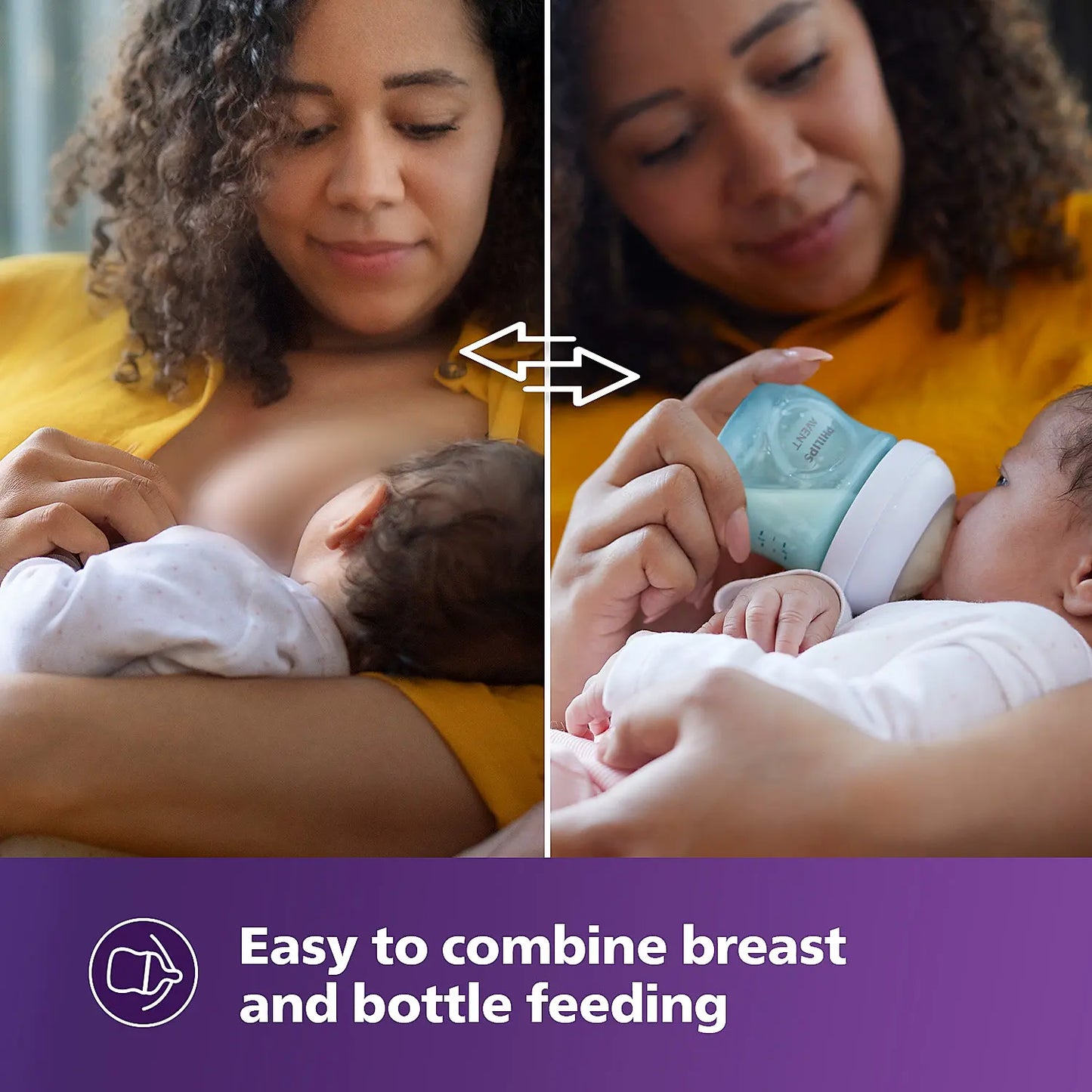 Natural Response Feeding bottle 260ml - Single Pack - Blue (SCY903/21)