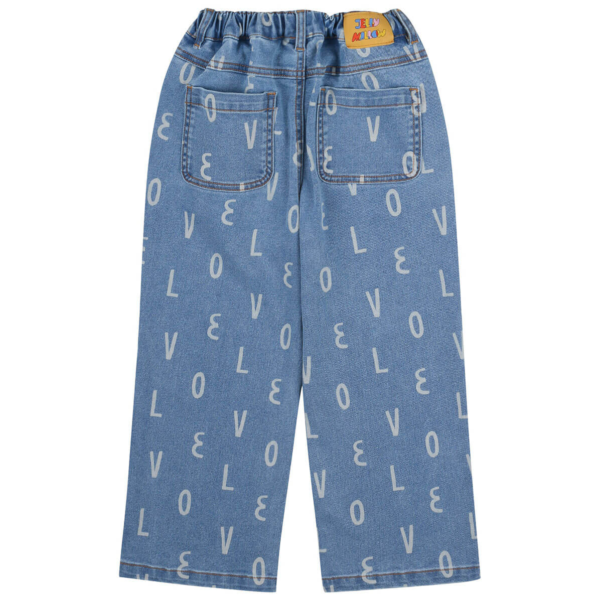 Love All-Over Denim Pants