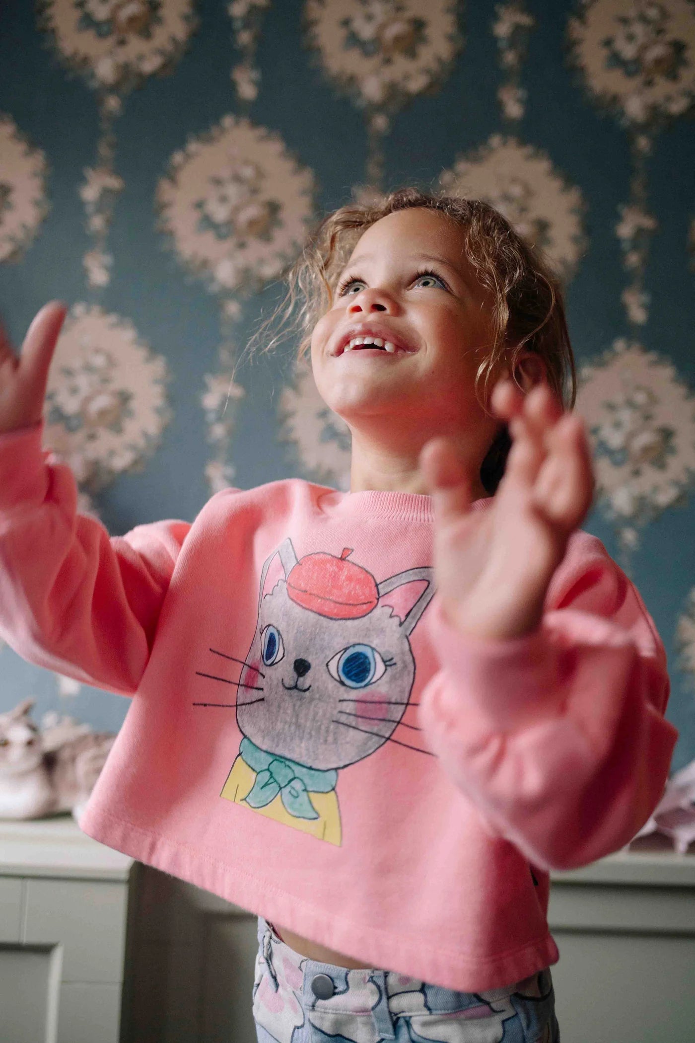 Dolly Purrton Sweater - Pink