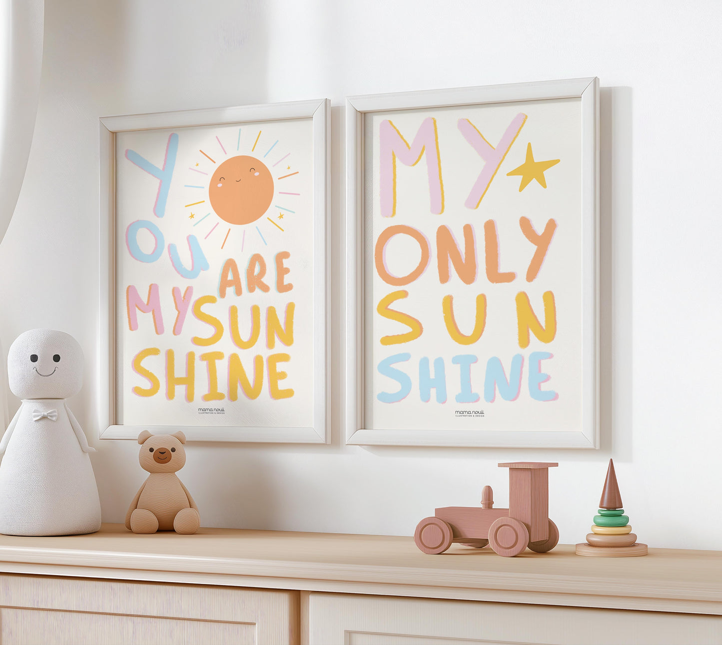 “My Only Sunshine” Print - A3 - White