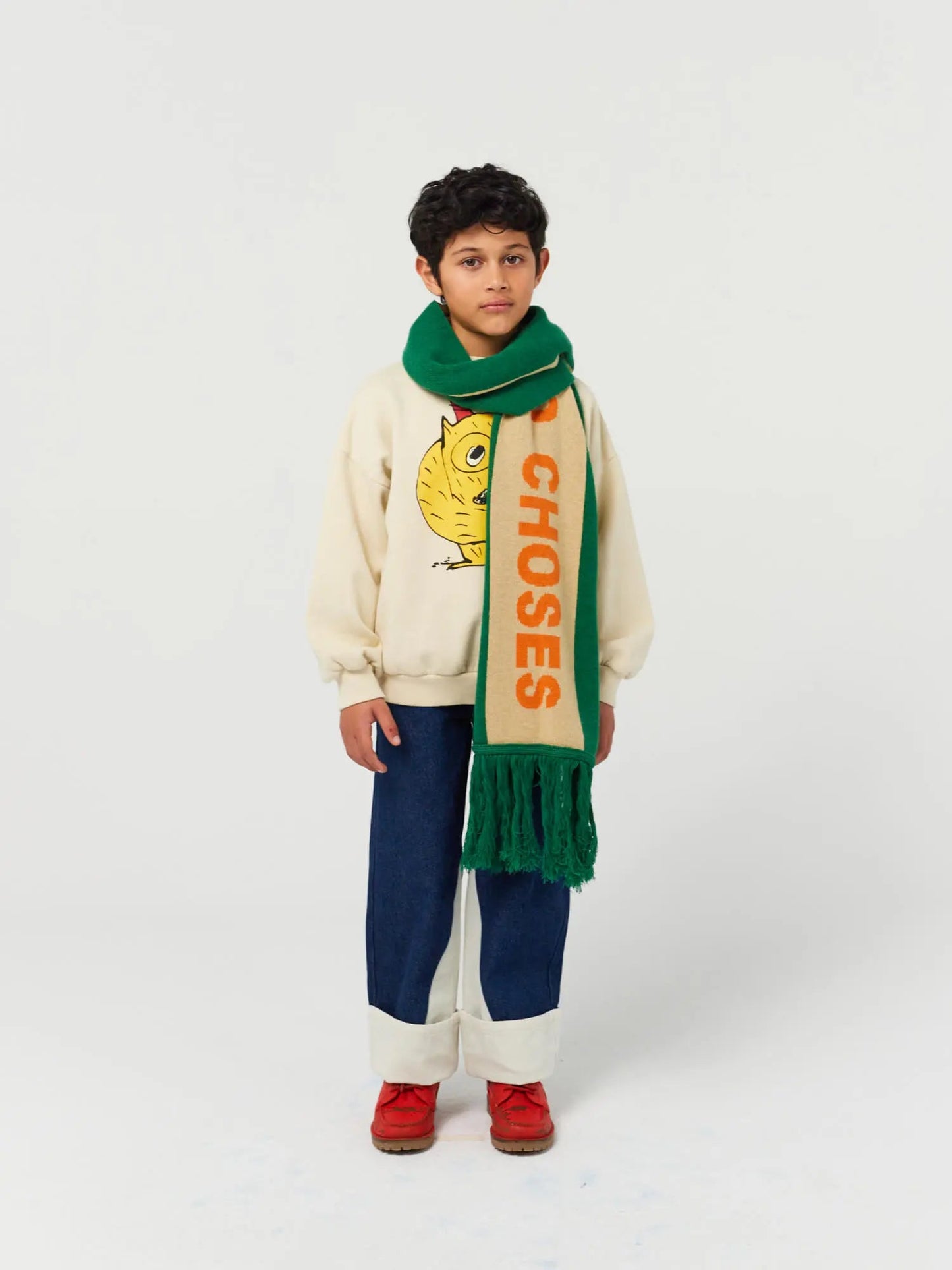 Bobo Choses Branded Knitted Scarf