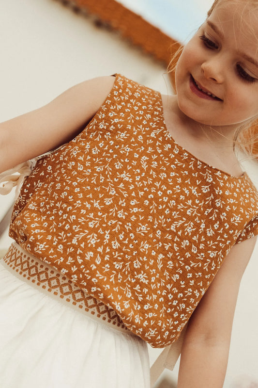 Louise Vest - Caramel Mixed