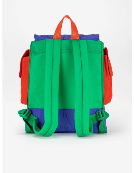 Modern Color Block Backpack