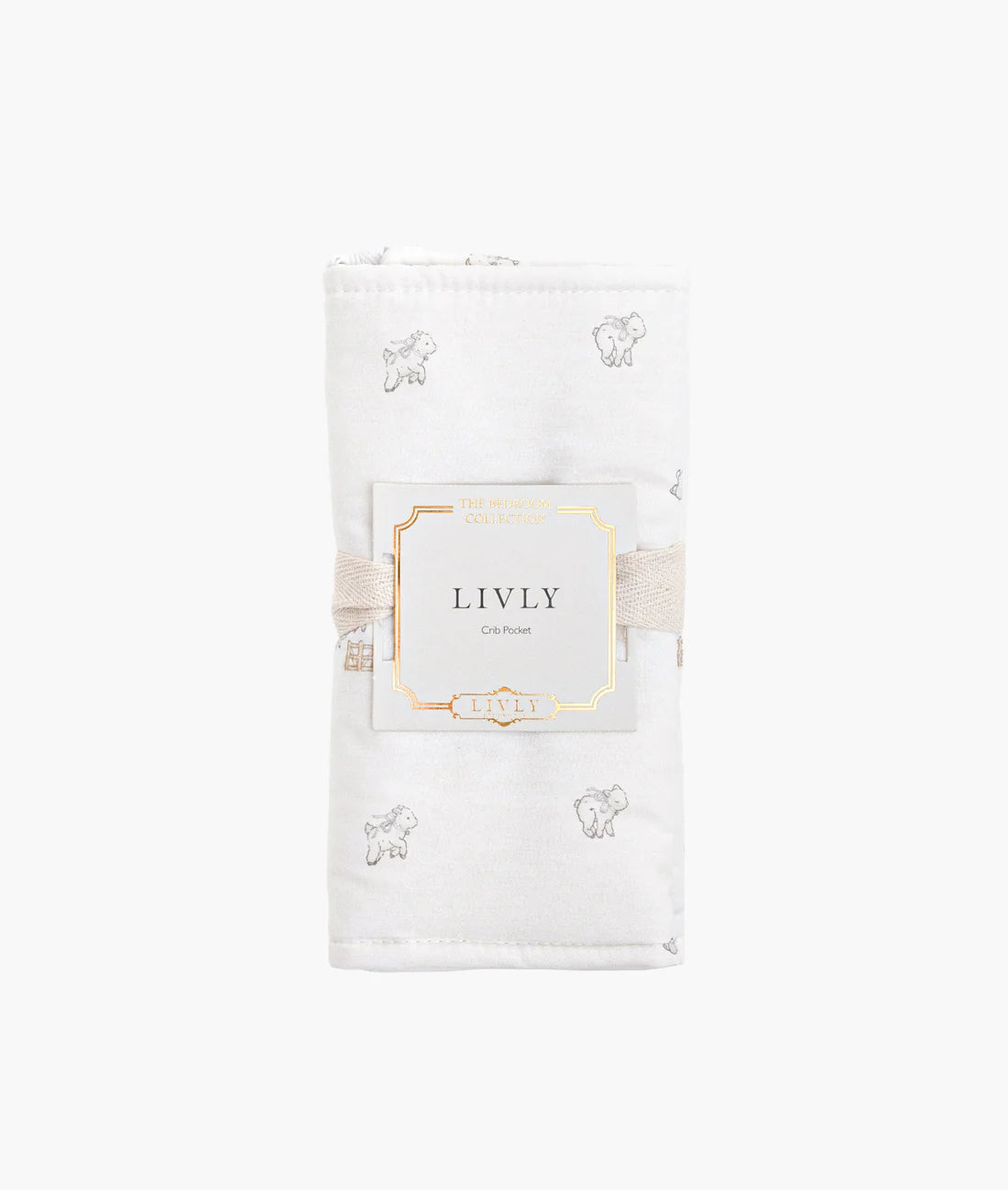 Counting Sheep Crib Pocket & Fitted Sheet Set