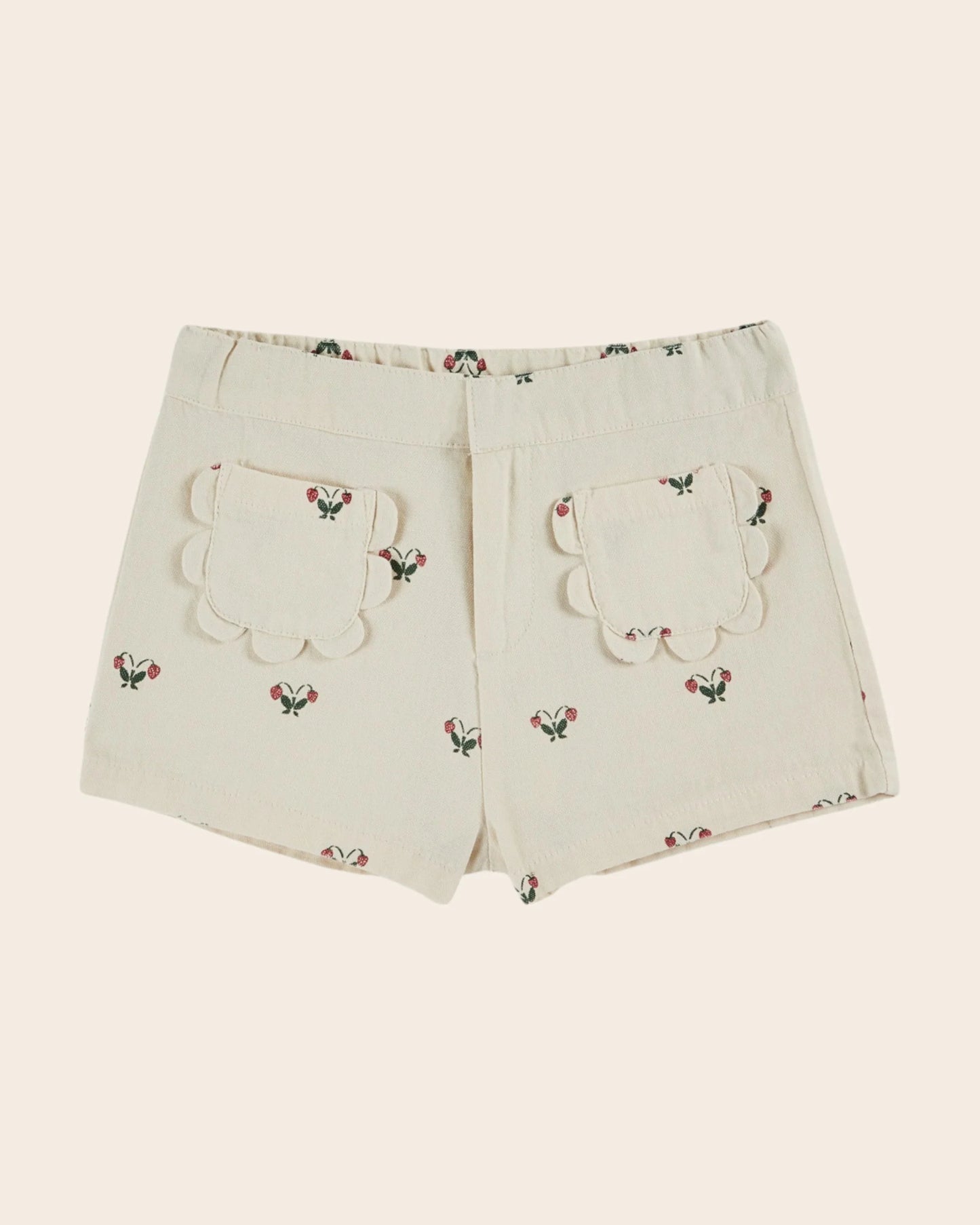 Checked Strawberry Embroidered Set