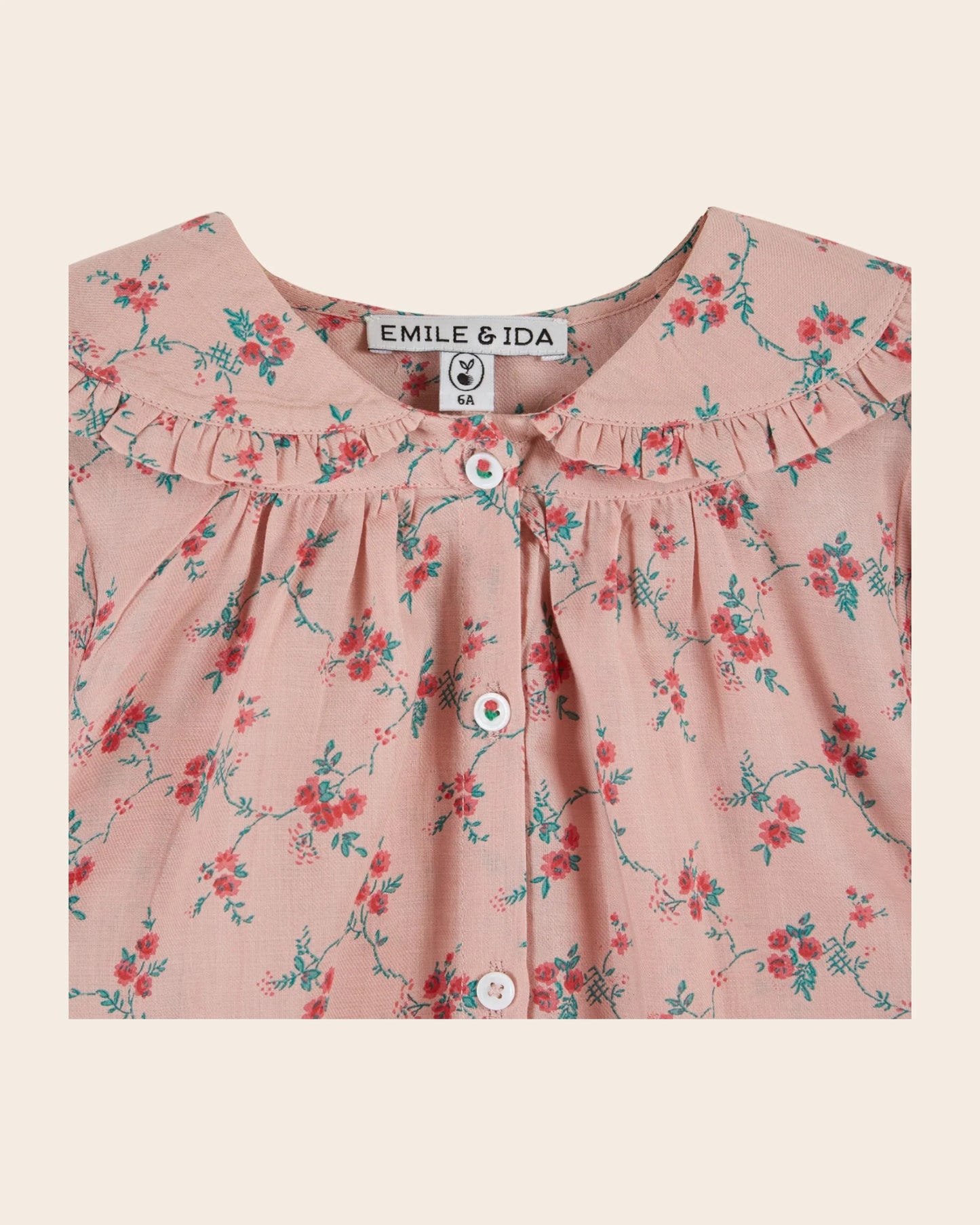 Pink Aster Baby Blouse