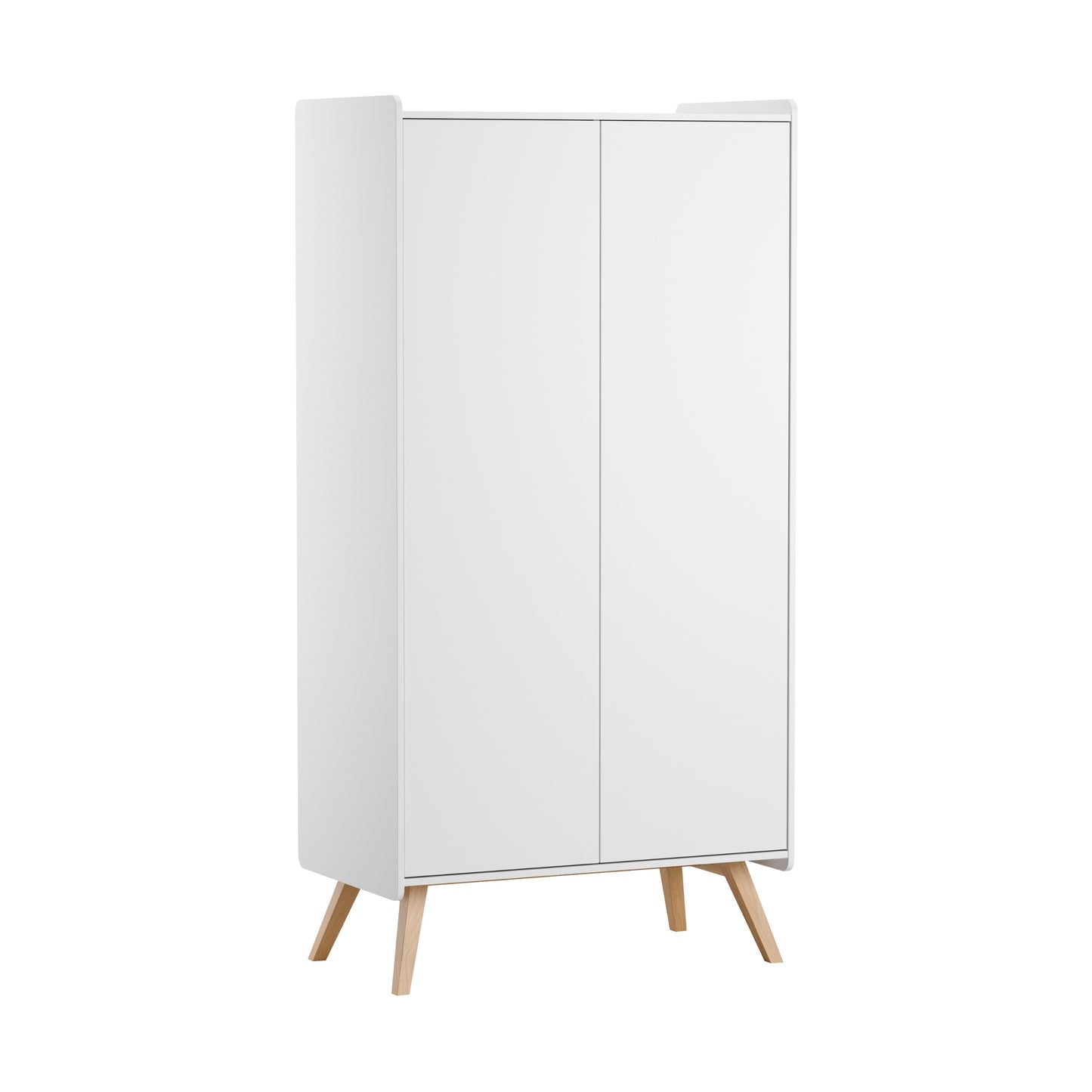 Vintage 2-Door Wardrobe - White