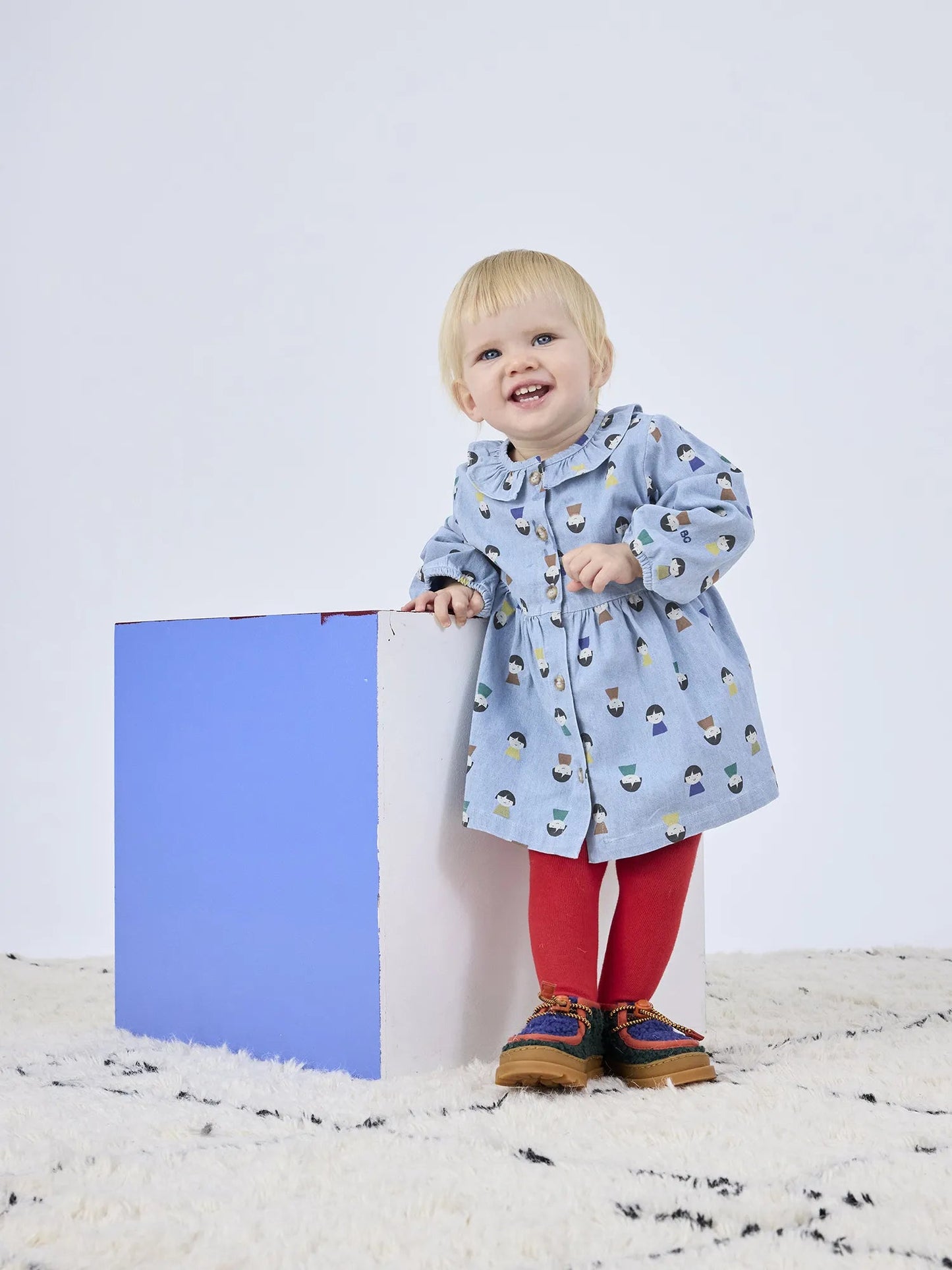 Game Pawns Baby Denim Dress