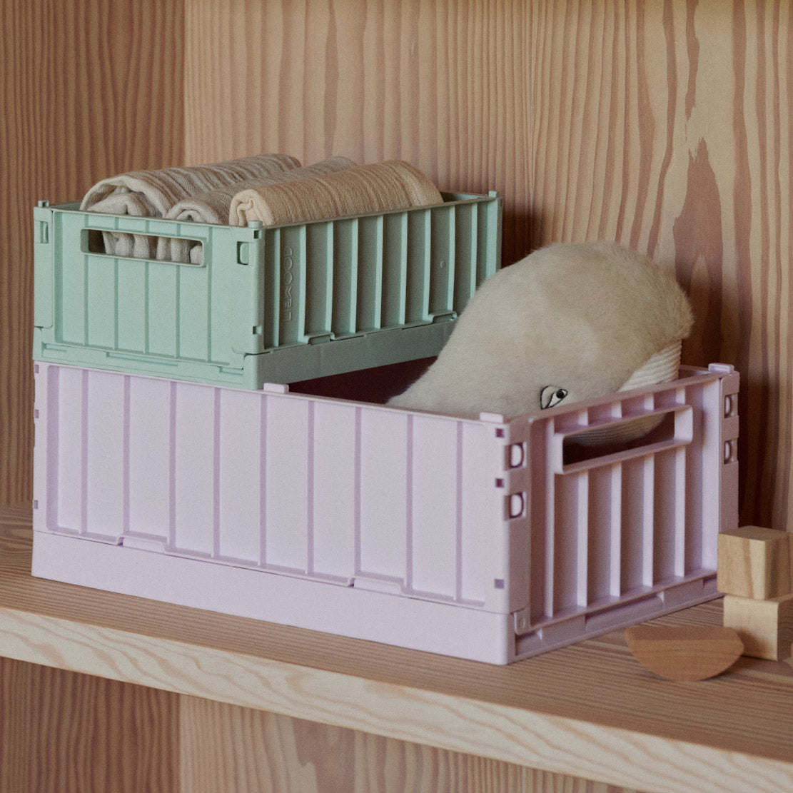 Weston Medium Storage Box 1-pack - Light Lavender