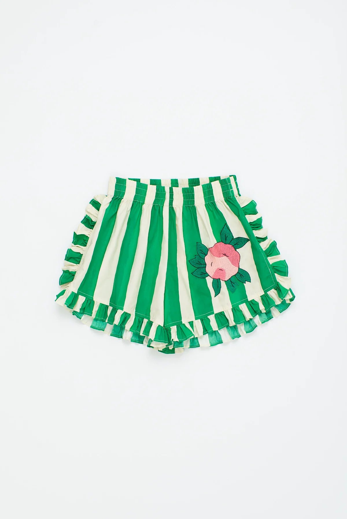 Flowers Stripes Shorts