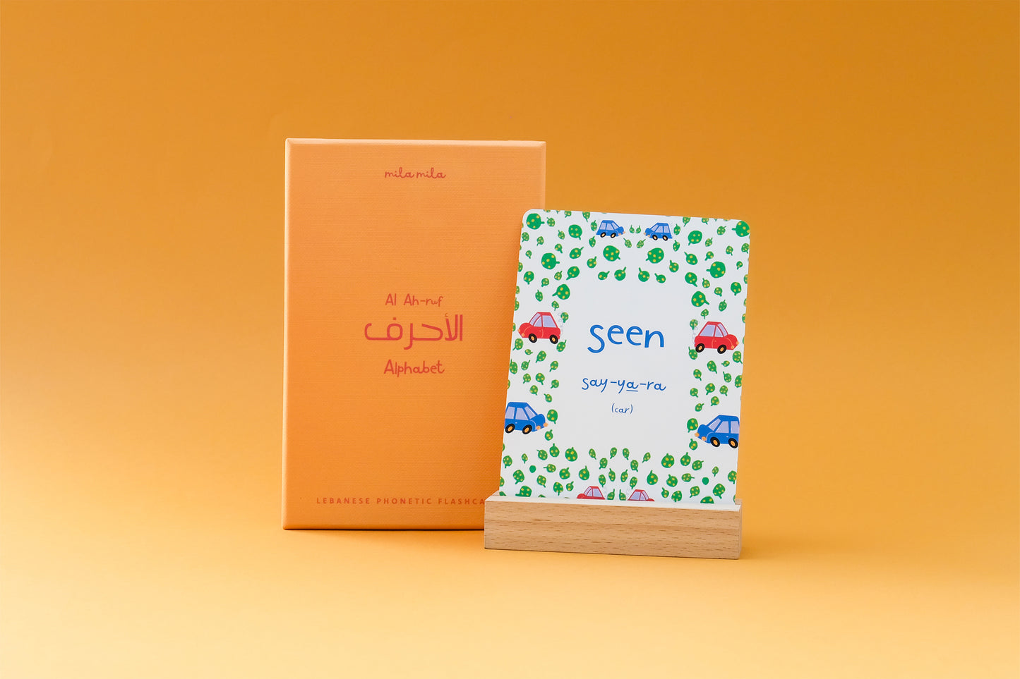 Alphabet Flashcards & Stand