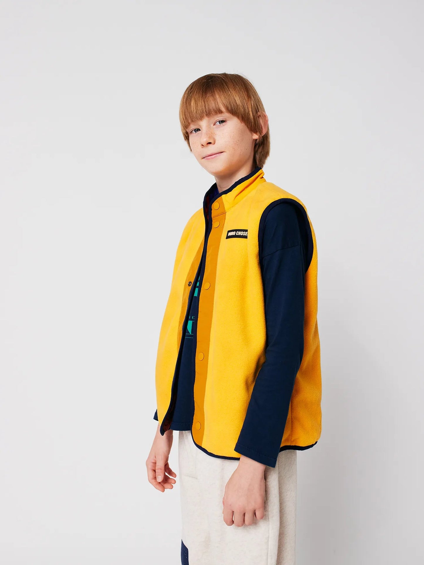Multicolor Tiles Reversible Vest