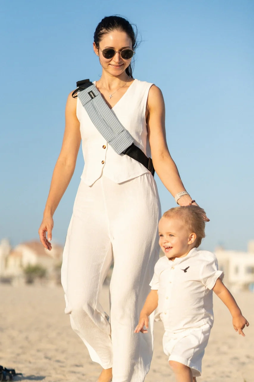 MomSwing Baby Carrier - Azure