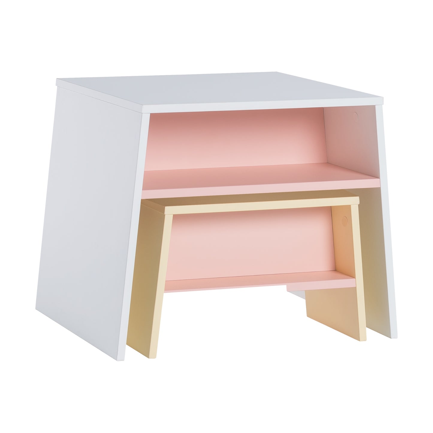 Tuli Stool - Yellow/Pink