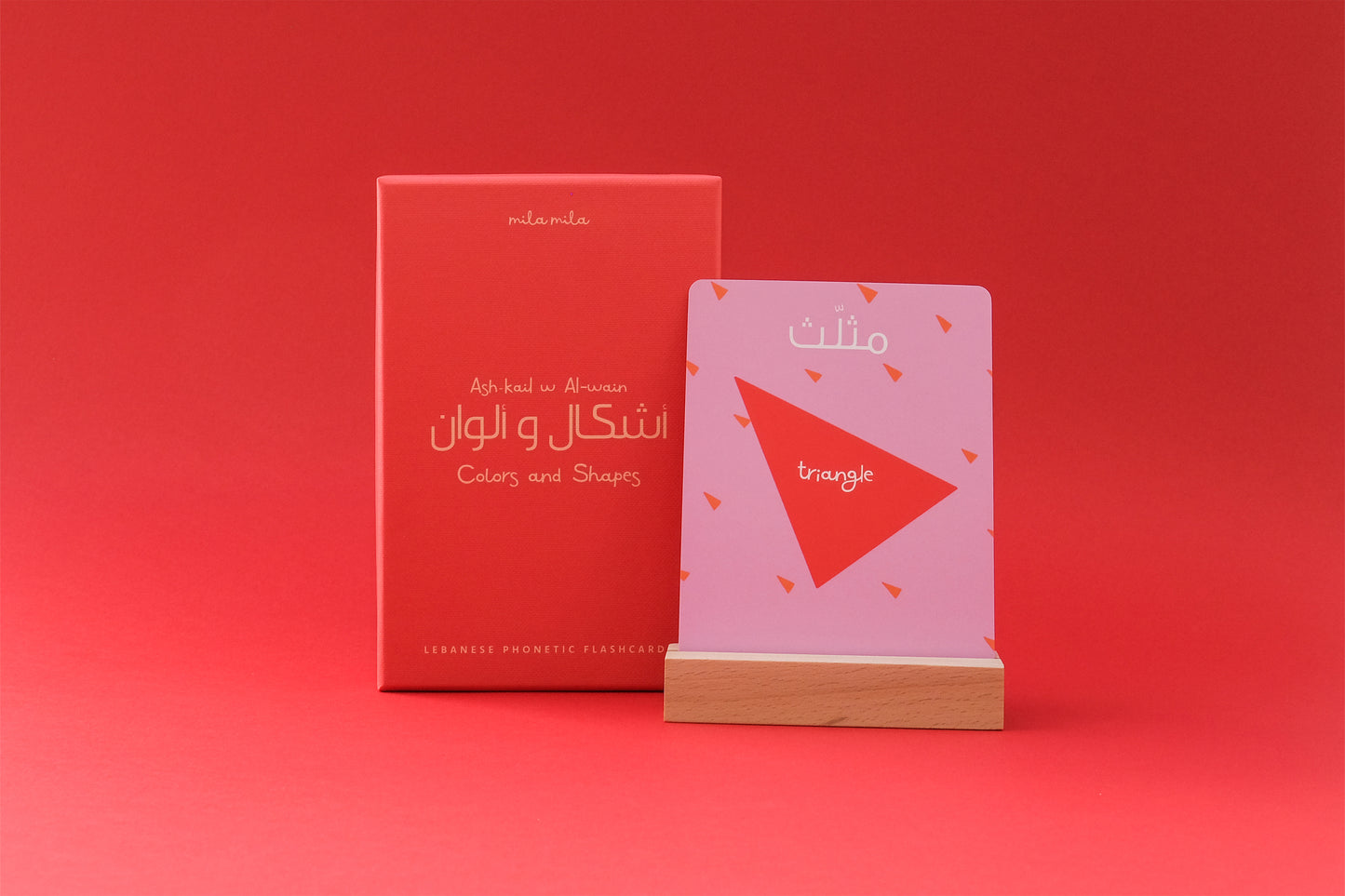 Colors & Shapes Flashcards & Stand