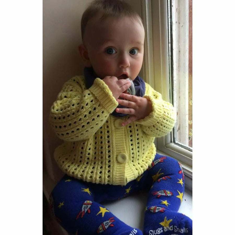 Organic Cotton Tights - Outerspace