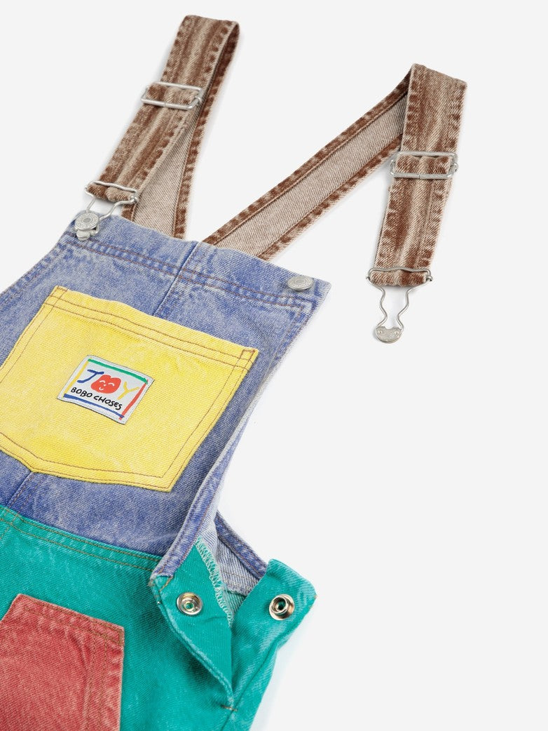 Color Block Dungaree
