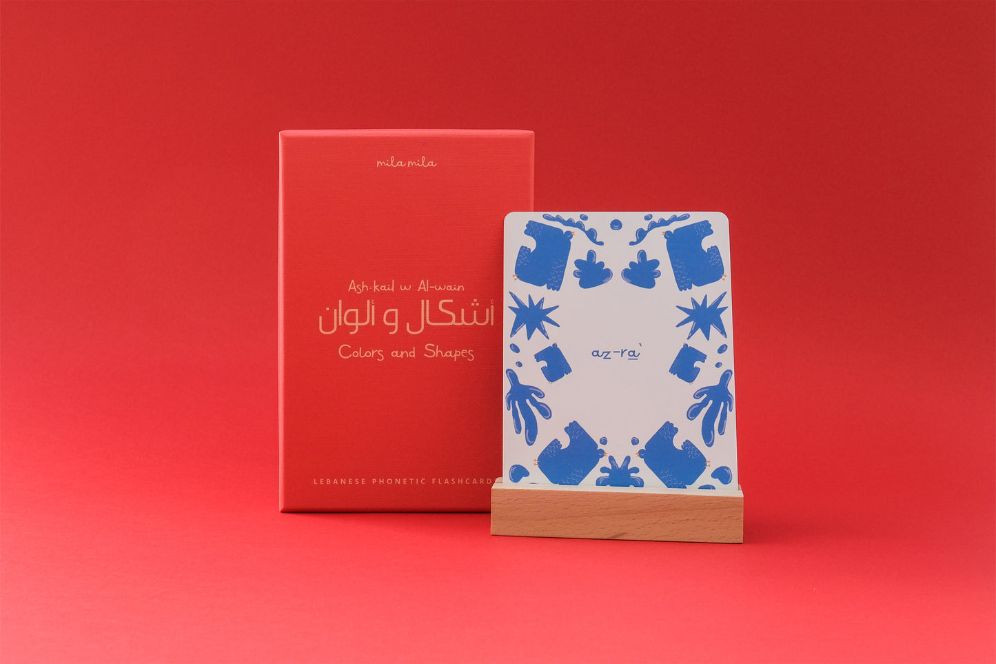 Colors & Shapes Flashcards & Stand