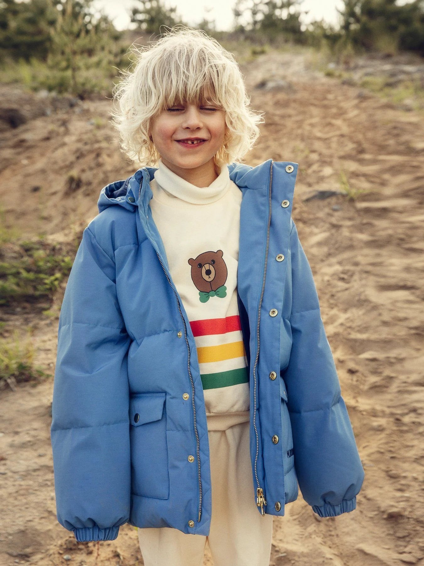 Bear Stripe Sweater