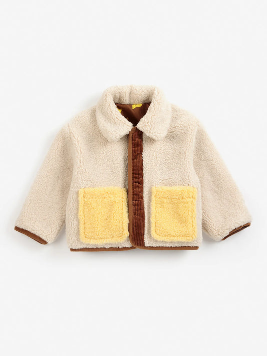 Pixel Abduction Sheepskin Baby Reversible Jacket