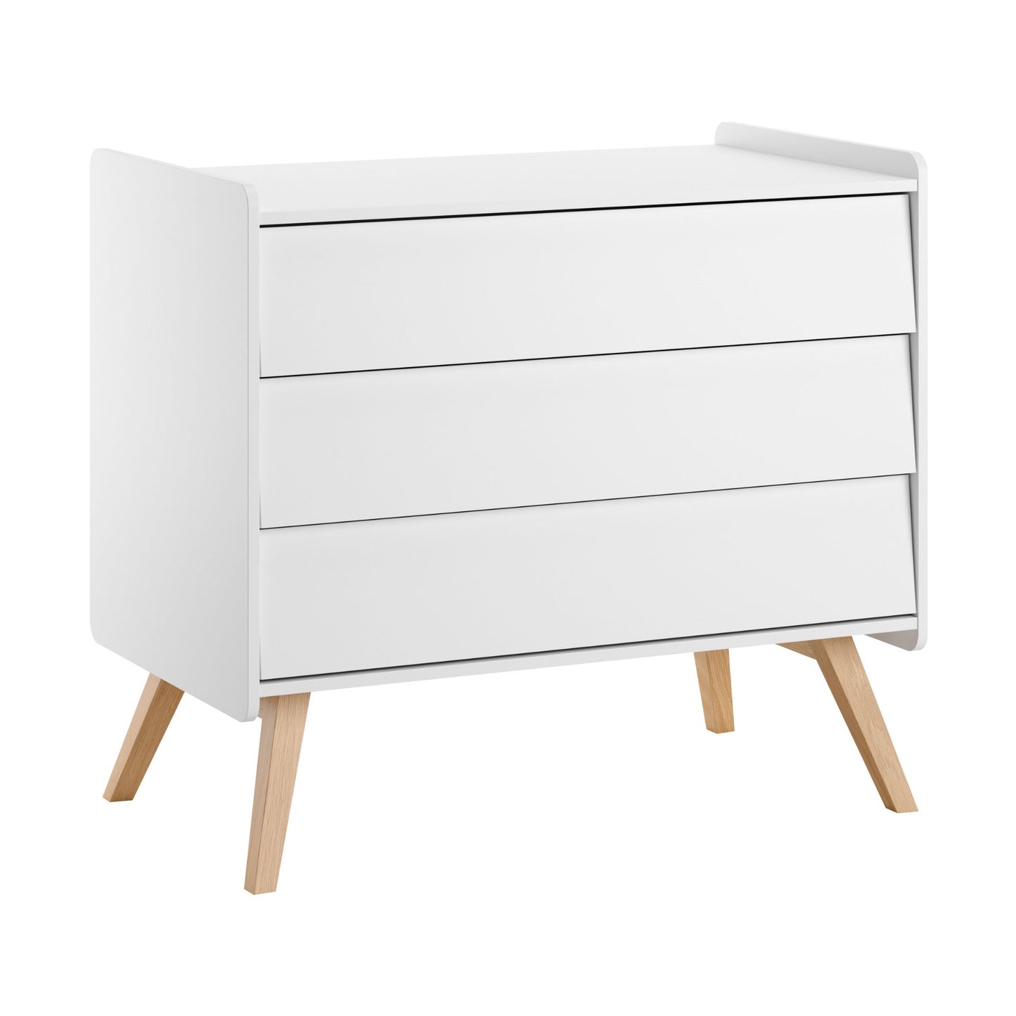 Vintage Dresser & Changer - White/Oak