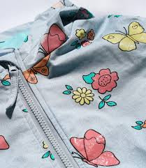 Color Changing Raincoat - Flower & Butterfly