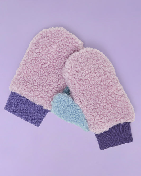 Fleece Mittens - Purple