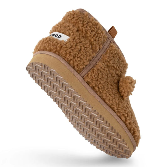 Alban Bear Pile Boot Slipper