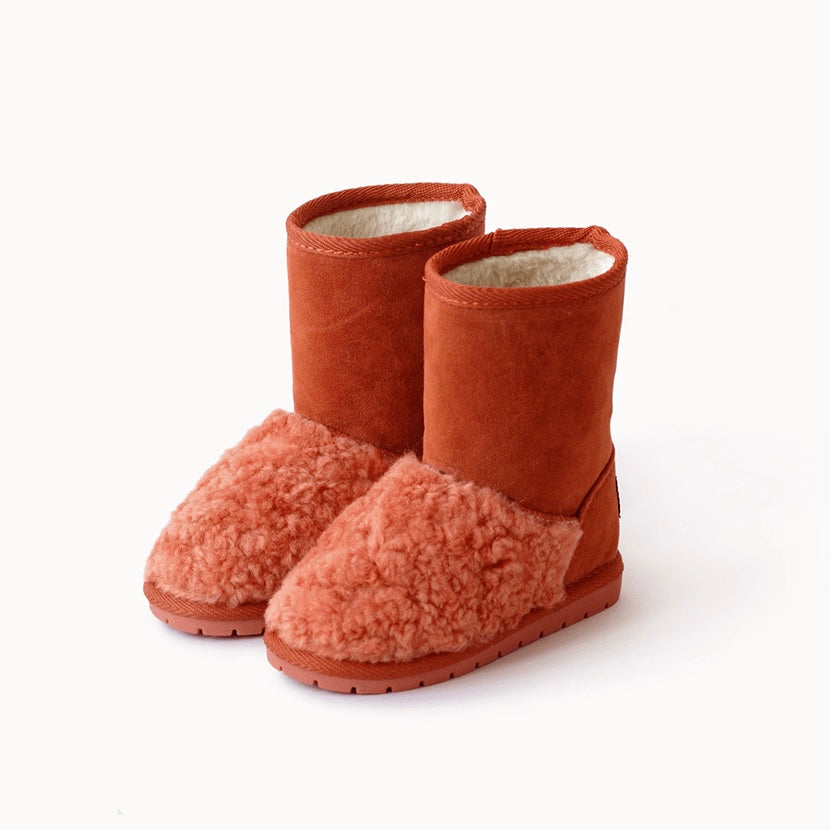 Orange duck boots best sale