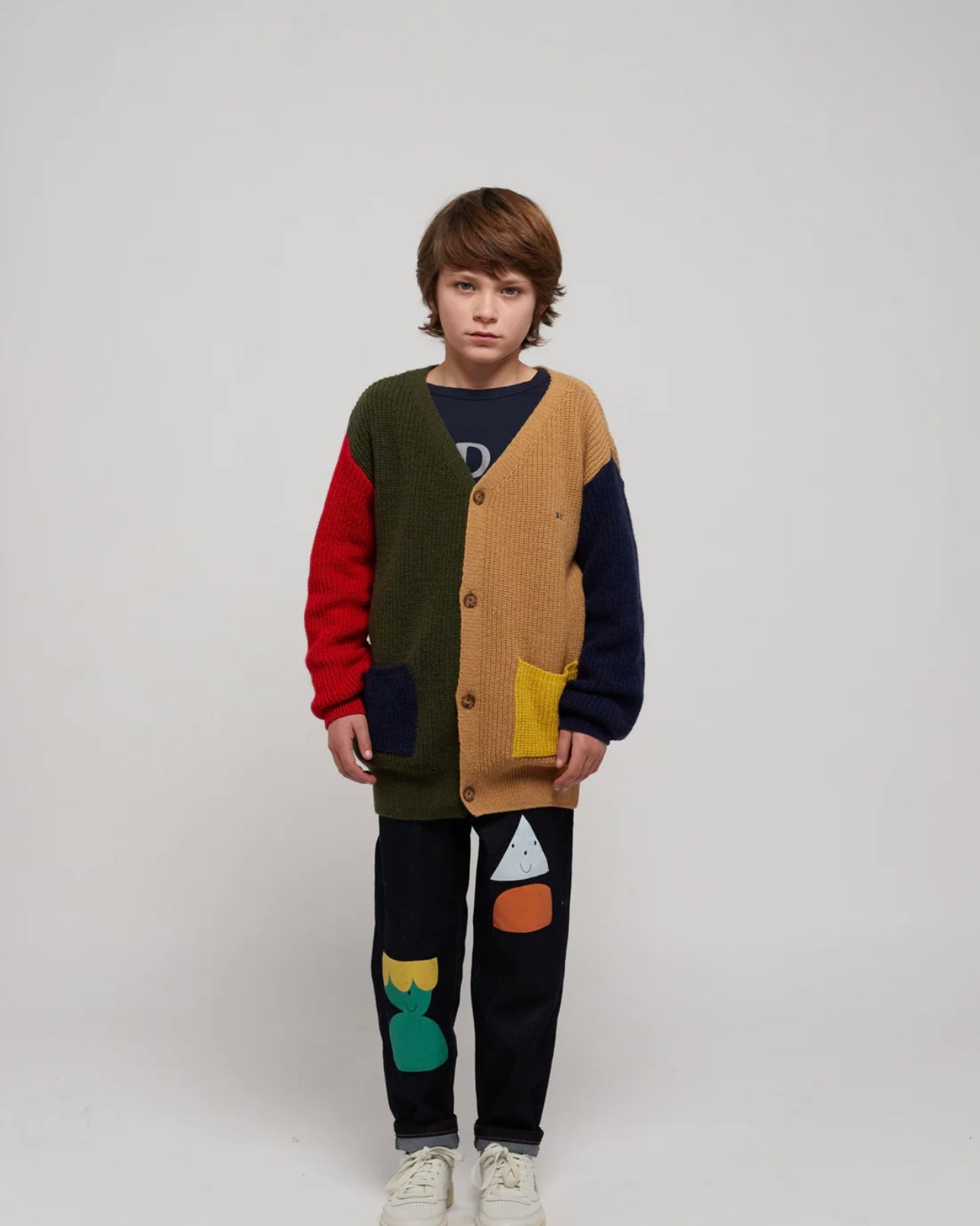 Color Block Cardigan