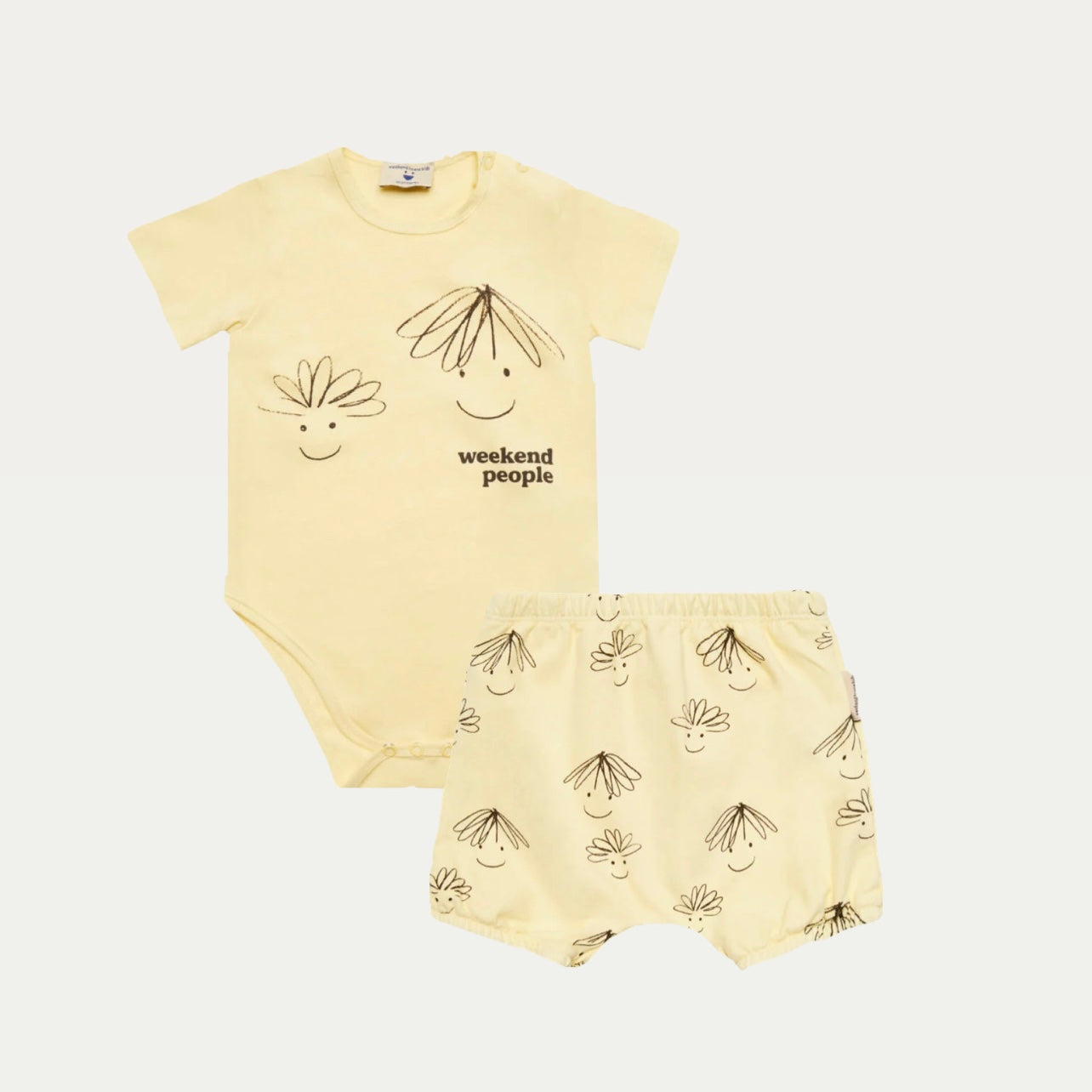 Happy Faces Baby Set – Cookie Dough Boutique LB - Main Image