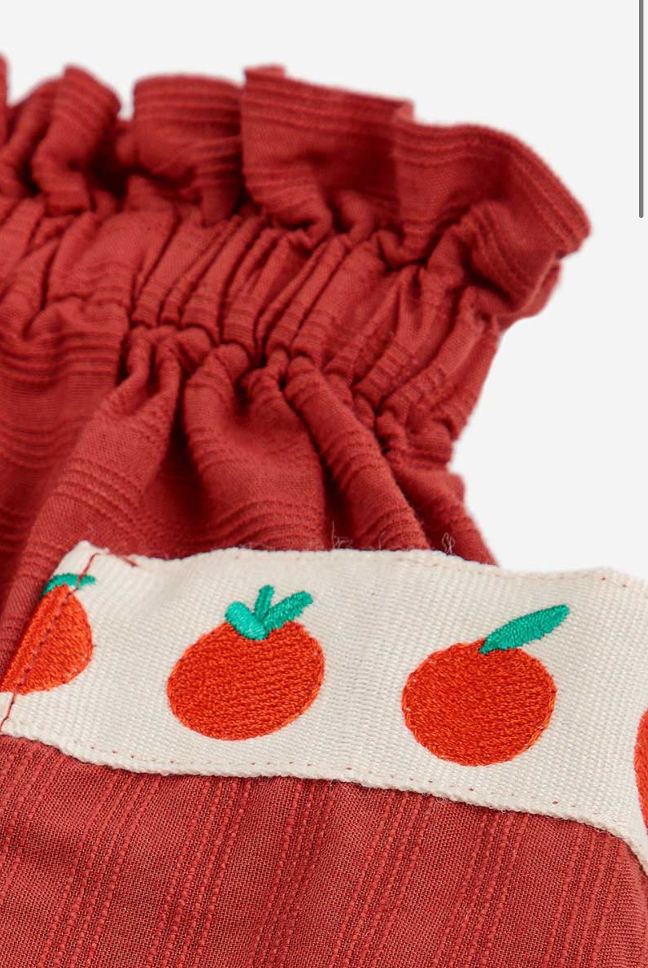 Tomato Pockets Woven Skirt
