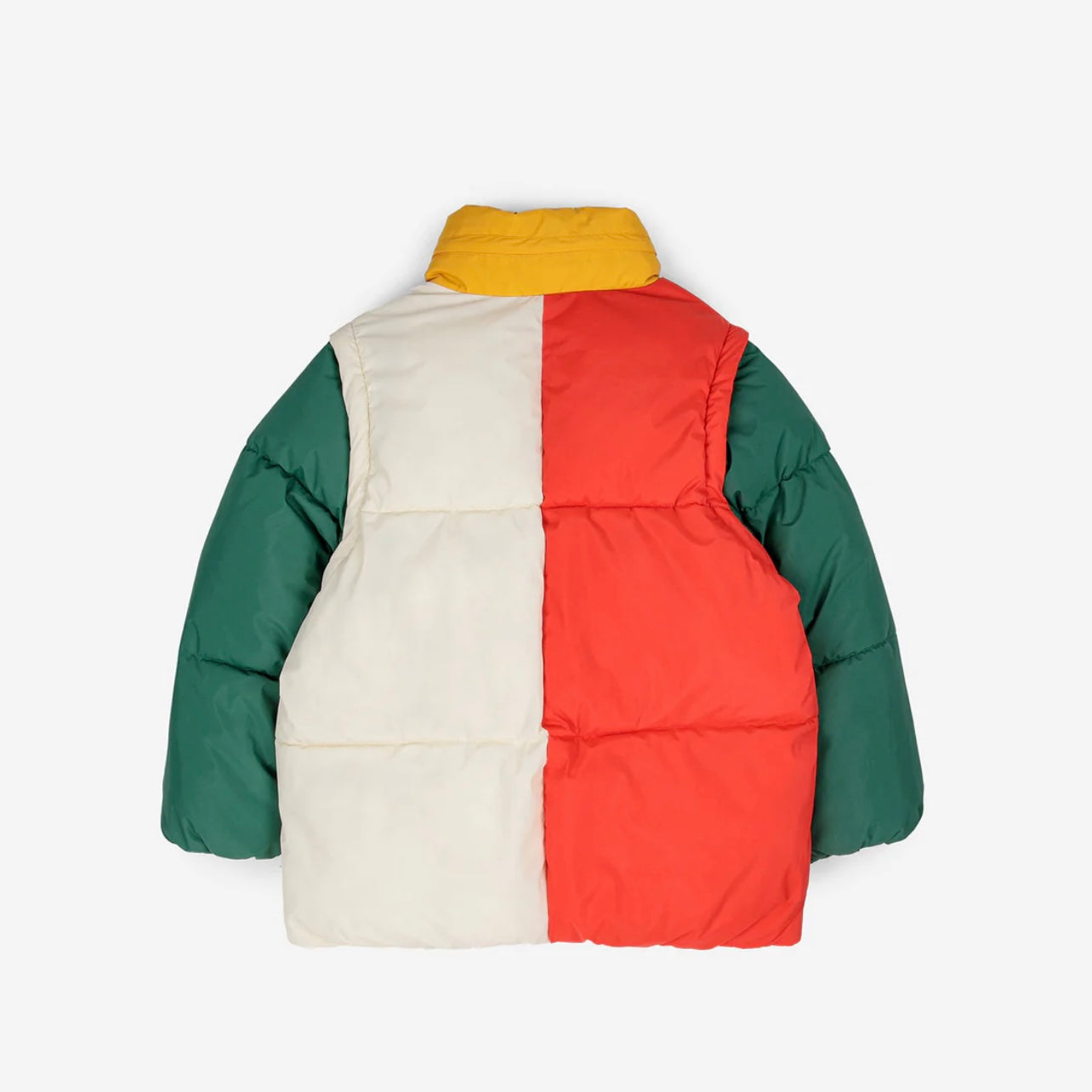 Color Block Padded Anorak