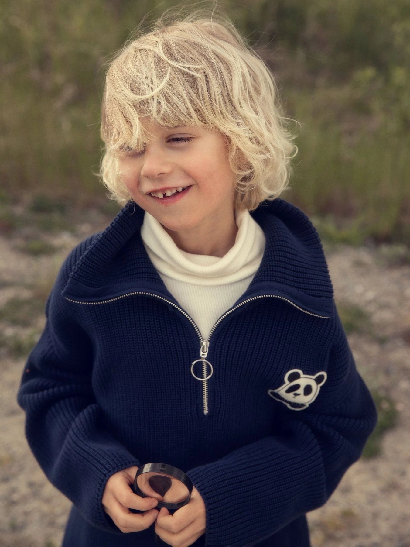 Panda Chunky Knit Sweater