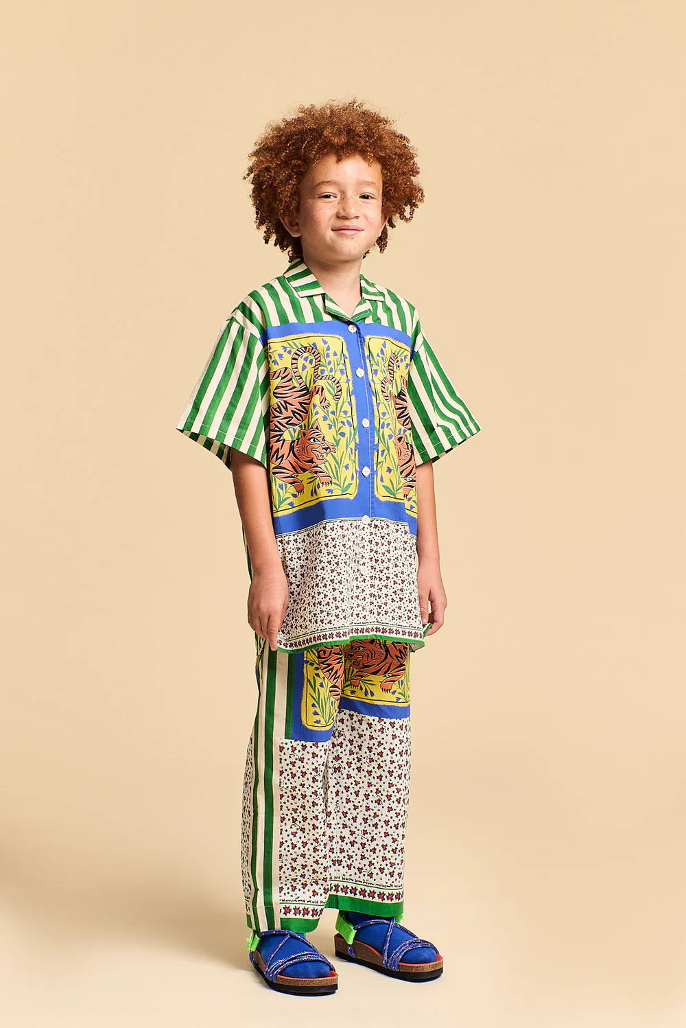 Tiger Patchwork Shirt
