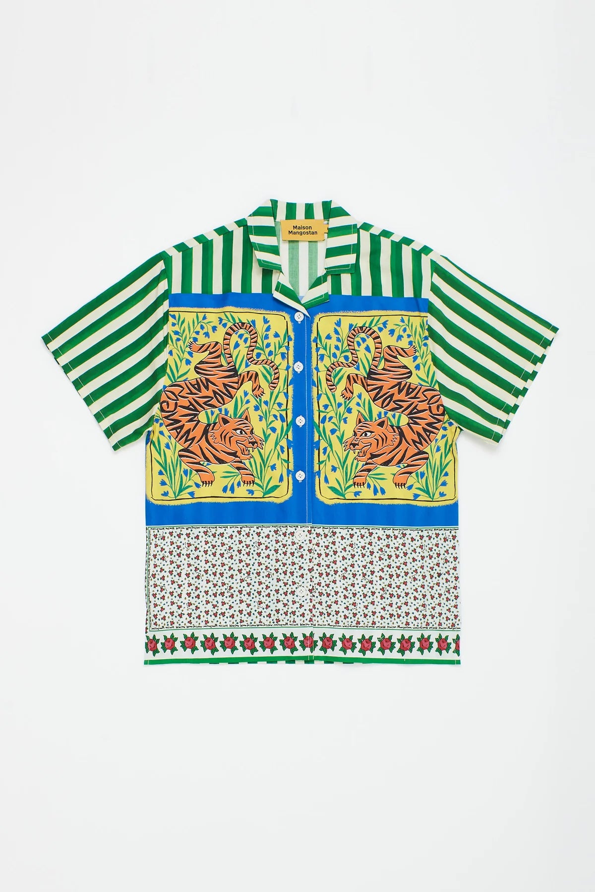 Tiger Patchwork Shirt