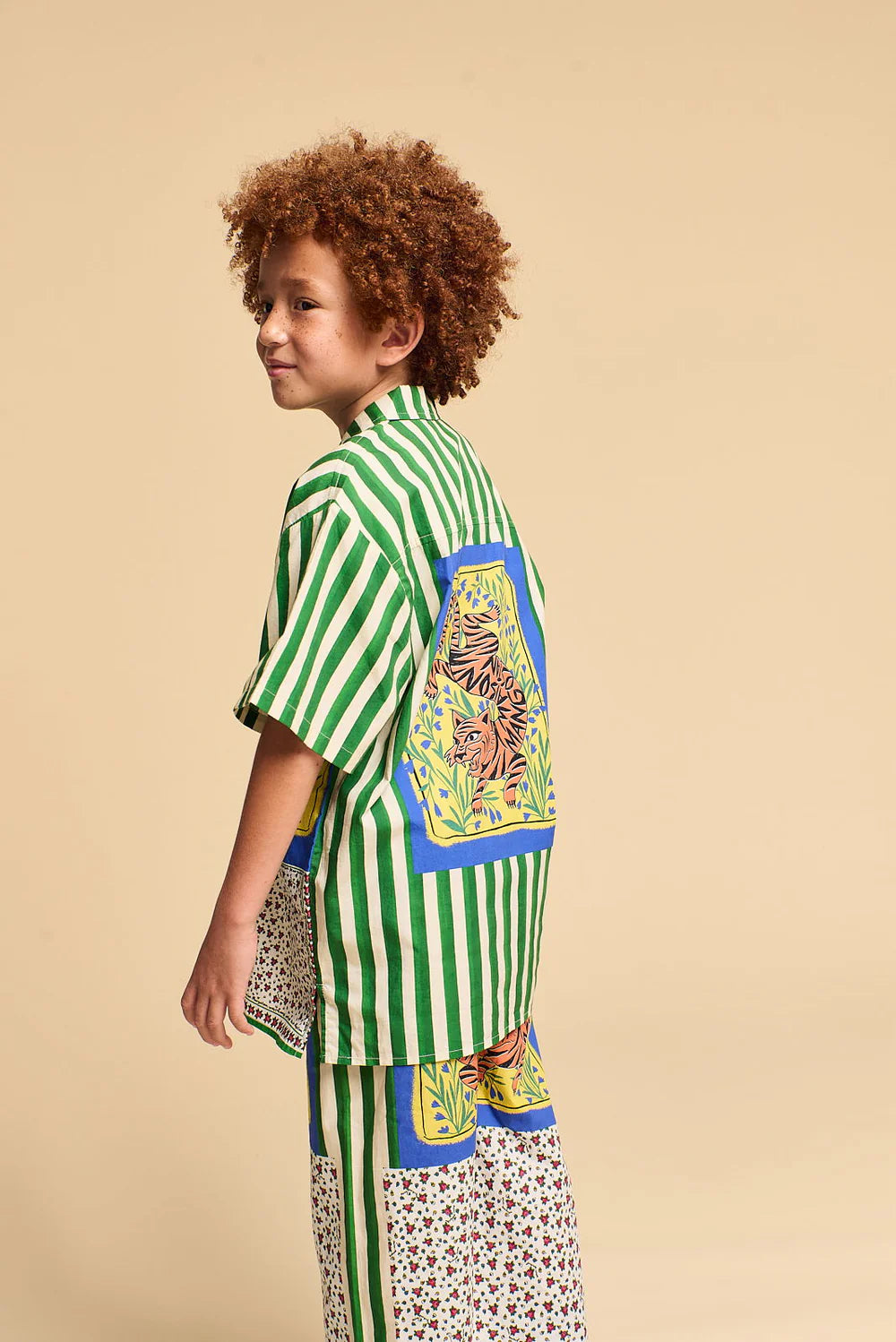 Tiger Patchwork Shirt