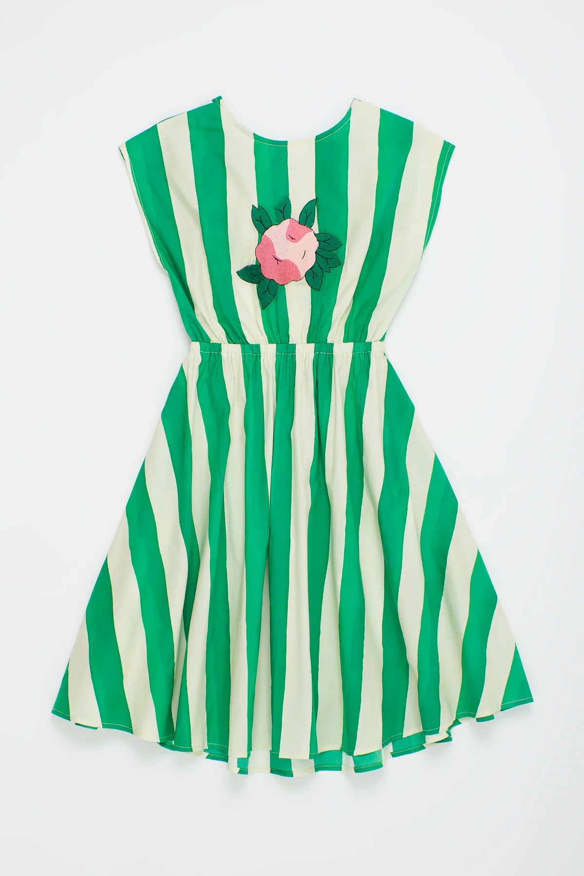 Flowers Stripes Dress