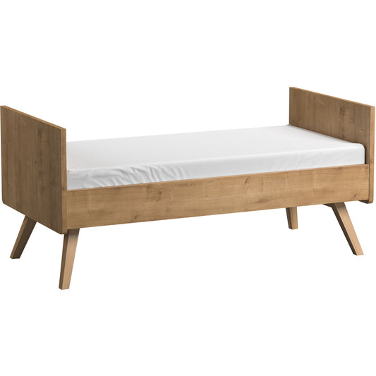 Vintage Cot Bed 70x140cm - Oak