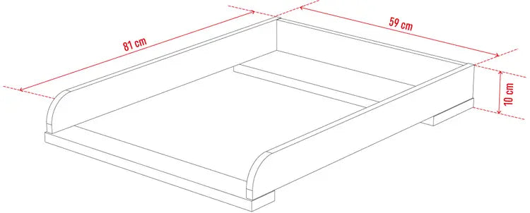 Vintage Dresser & Changer - Oak