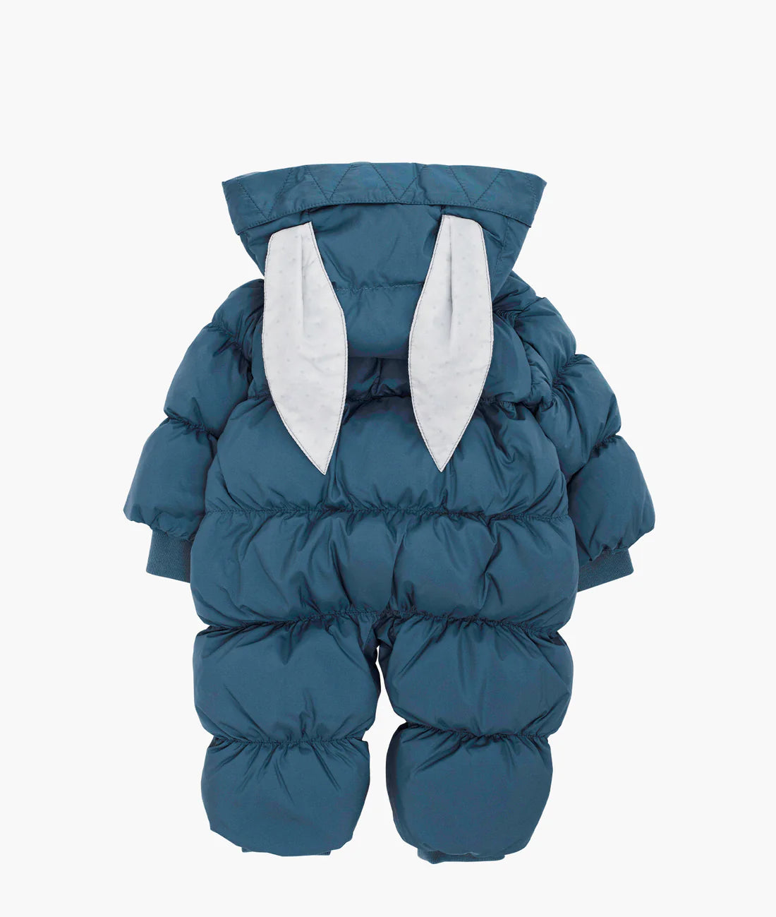 Puffer Bunny Baby Overall - Petrol Blue