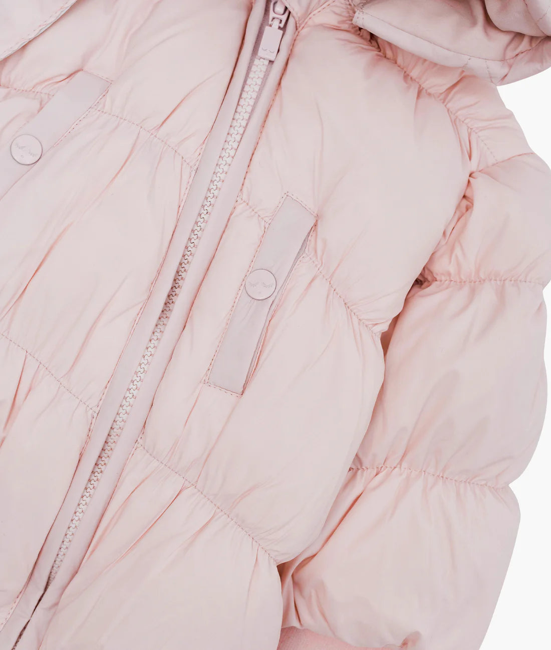 Puffer Bunny Baby Overall - Light Mauve