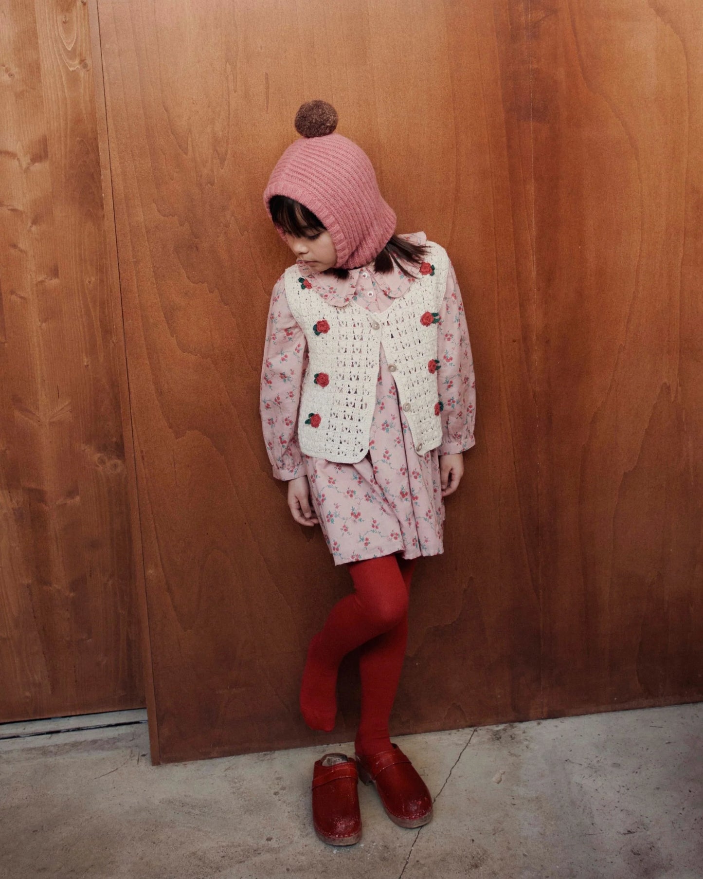 Pink Aster Child Dress