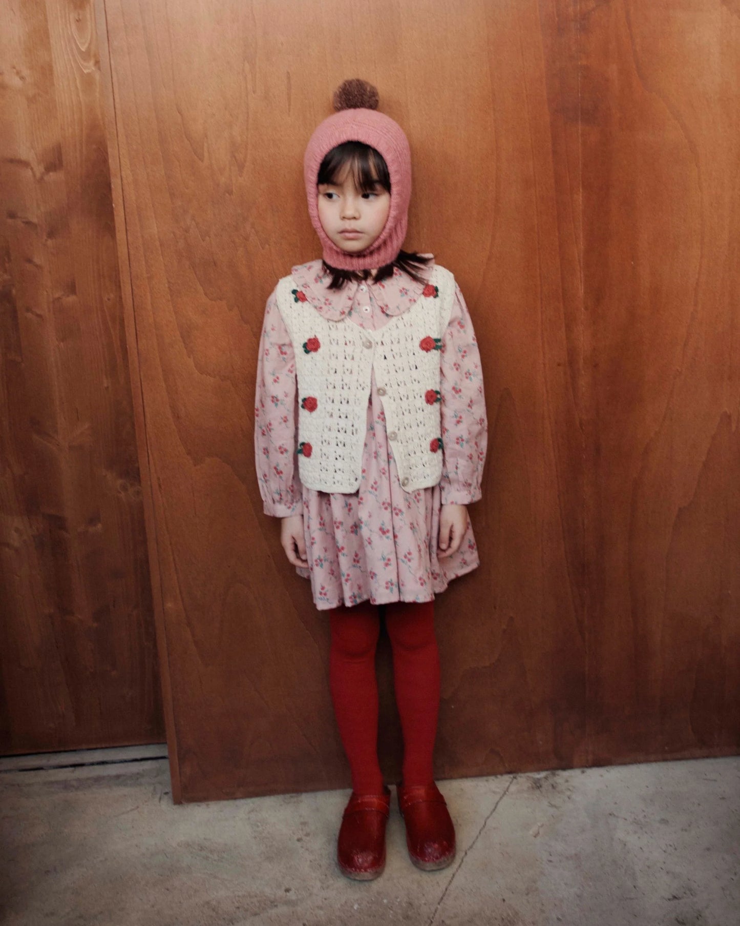 Pink Aster Child Dress
